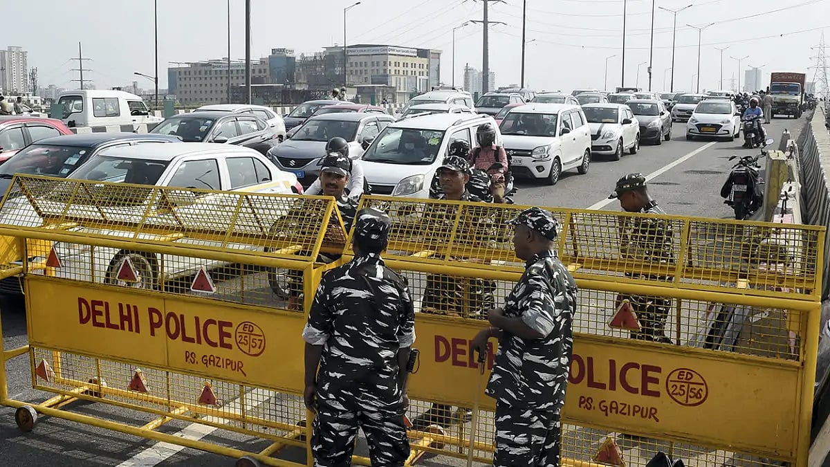 Farmers protest call: Security at Delhi borders 