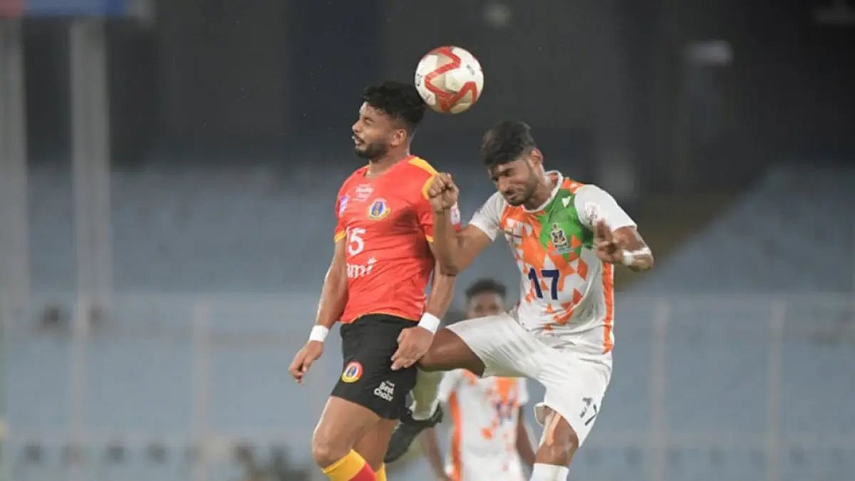 East Bengal looked a better side even though Indian Navy held to a draw.