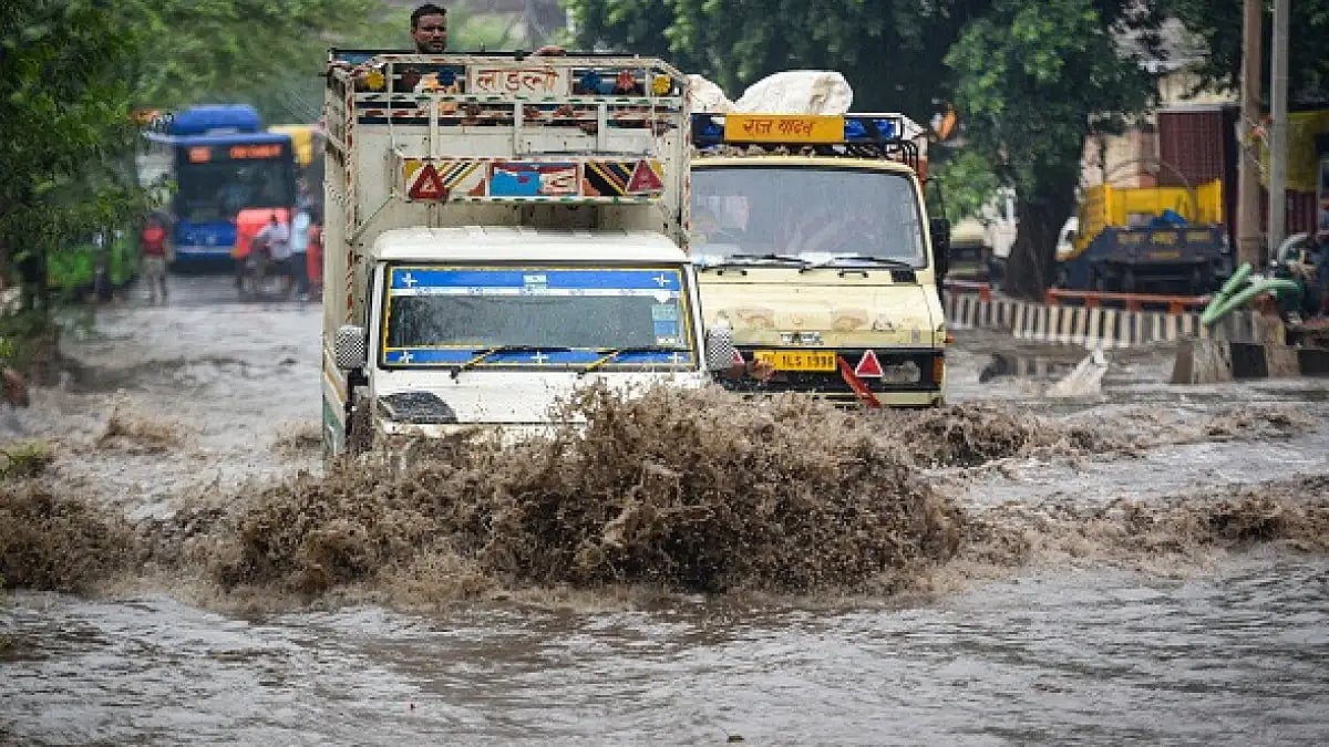 heavy rainfall