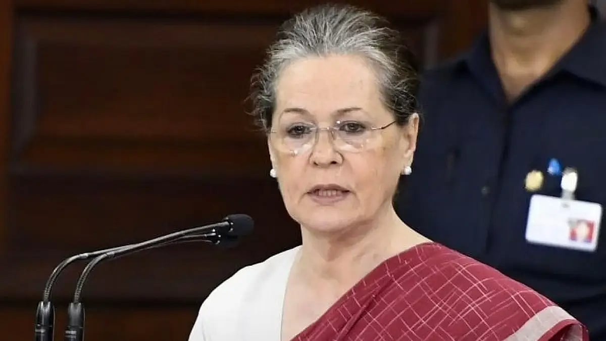 Congress President Sonia Gandhi - null