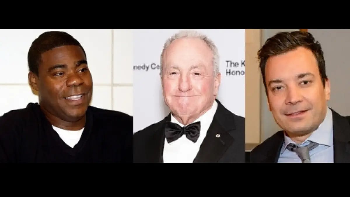 Jimmy Fallon, Lorne Michaels, and Tracy Morgan