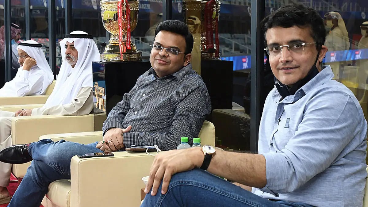 Both Jay Shah and Sourav Ganguly (R) joined BCCI office in 2019.  
