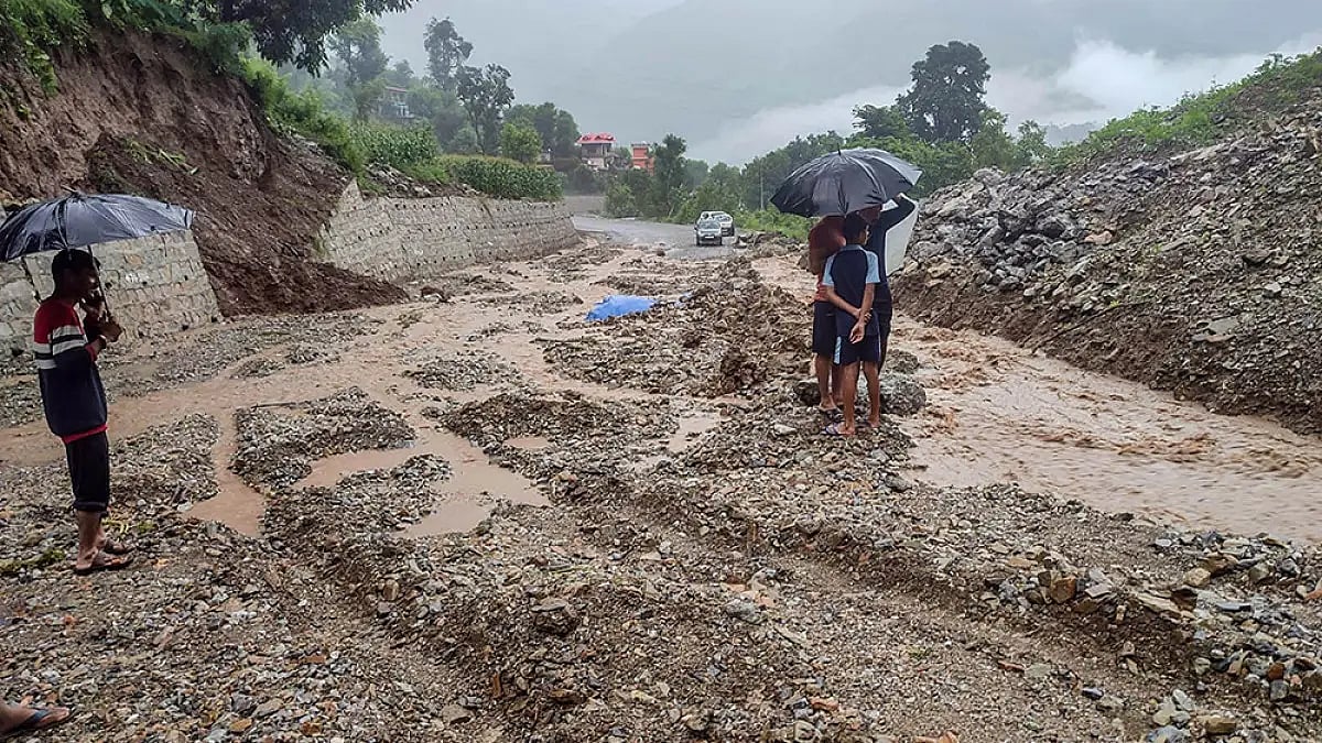Landslide in Nepal
