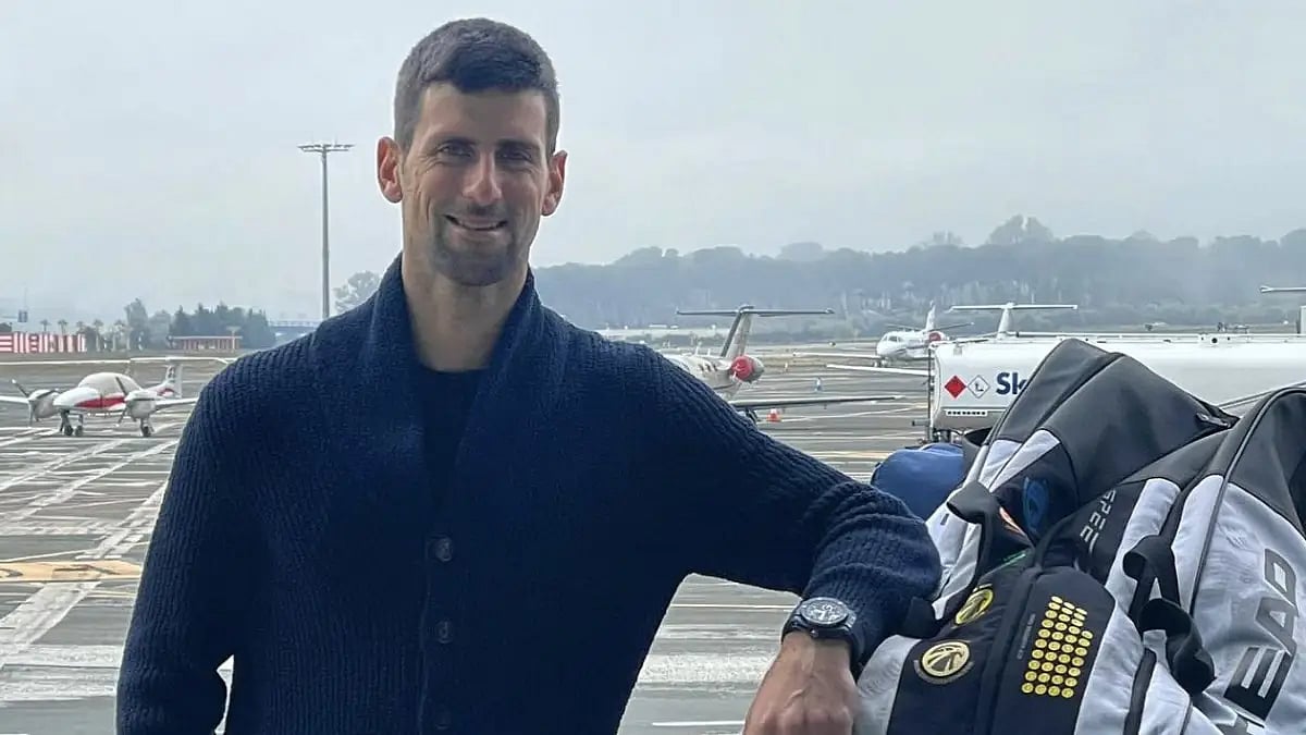 Serbia's Novak Djokovic had won Wimbledon this year. a