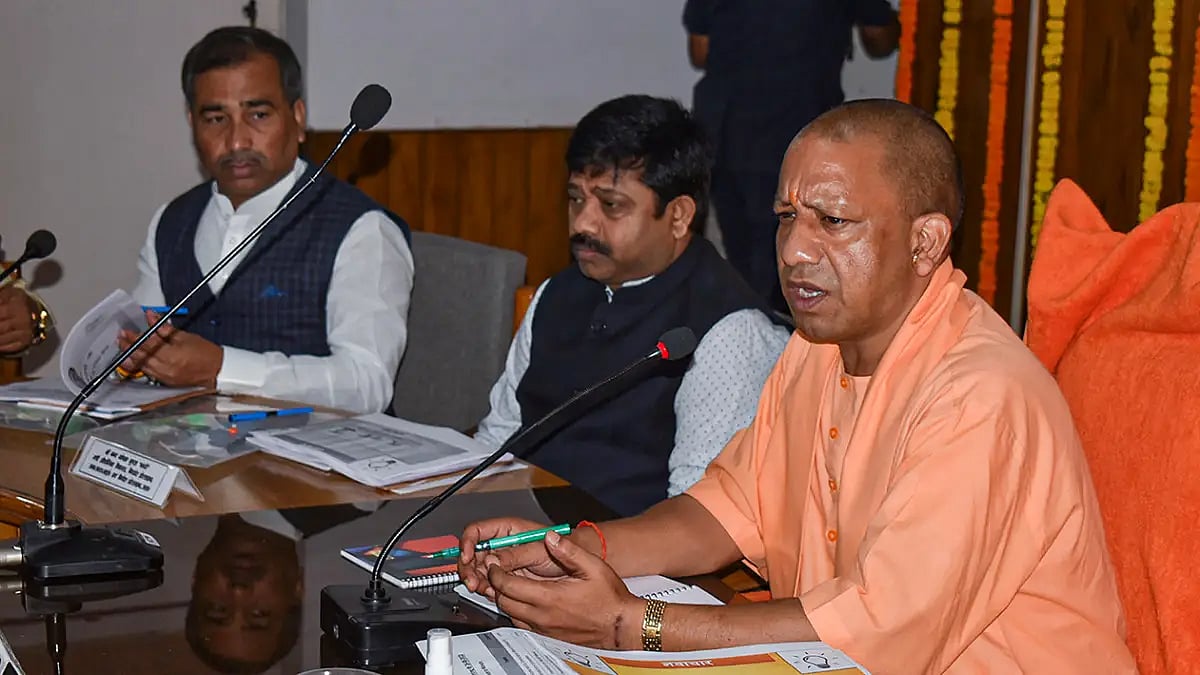 Yogi Adityanath in Meerut