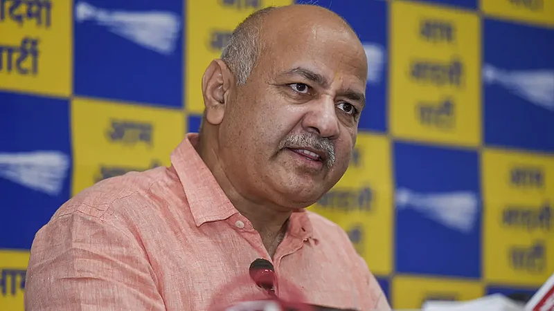 Sisodia Lays Foundation Stone Of 3-Lane Flyover At Sarai Kale Khan