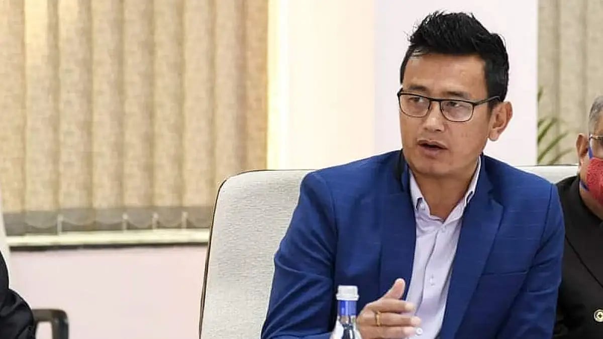 Former Indian football captain Bhaichung Bhutia - File