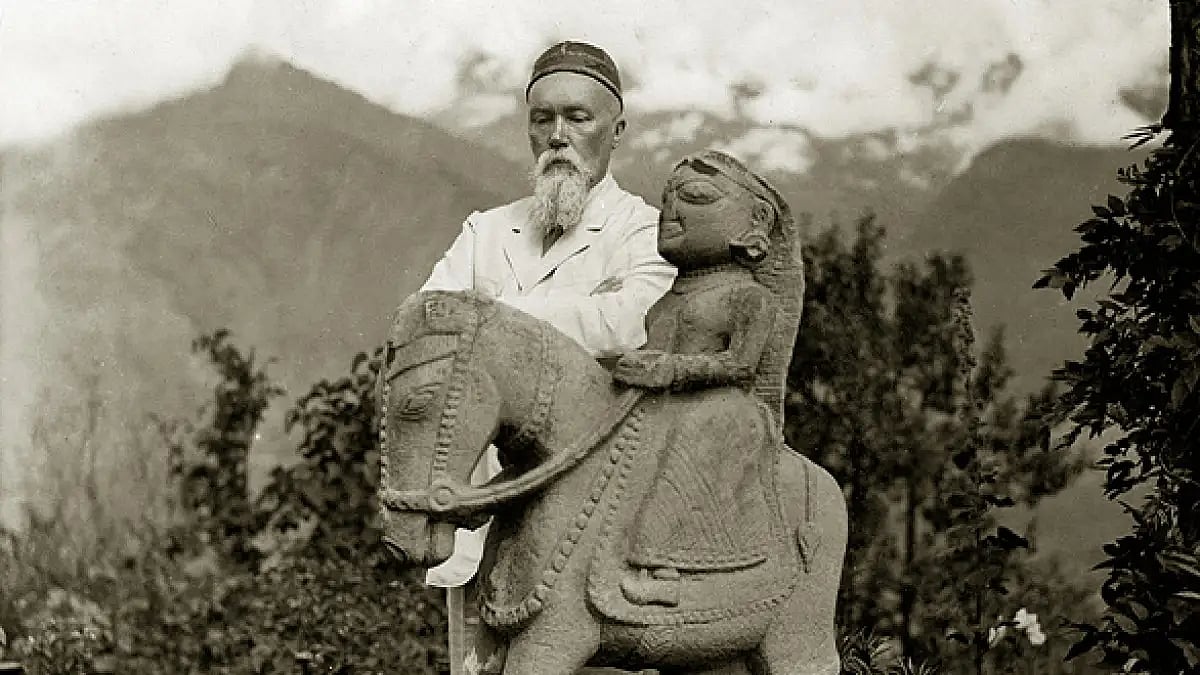 Russian painter Nicholas Roerich in Himachal Pradesh
