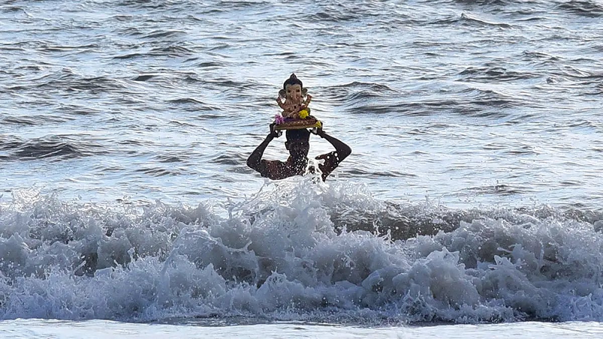 Immersion of Ganesha idol