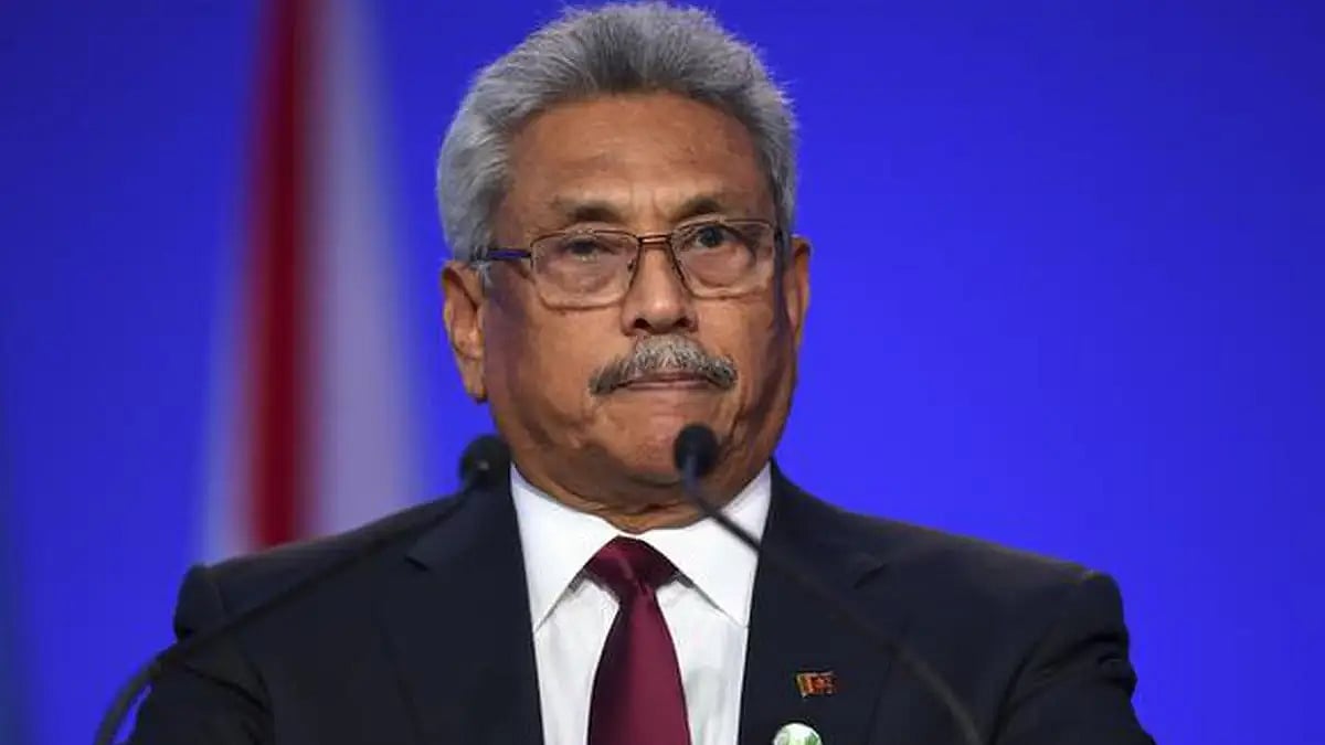 Former Sri Lankan President Gotabaya Rajapaksa