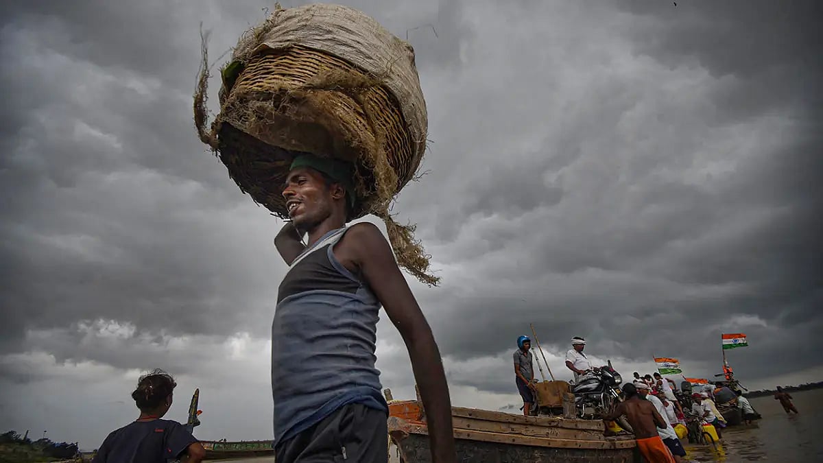 Weather: Monsoon clouds in Patna 