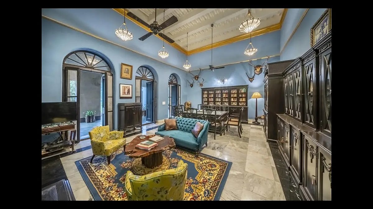 Library inside Belgadia Palace, Mayurbhanj, Odisha