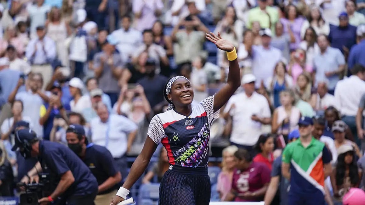 Coco Gauff became the youngest American to make it to the quarter-finals at the US Open since Melanie Oudin in 2009.