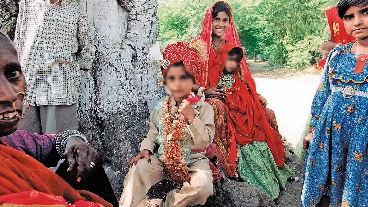 Unholy union: A child marriage taking place at Beawar in Ajmer district, Rajasthan
