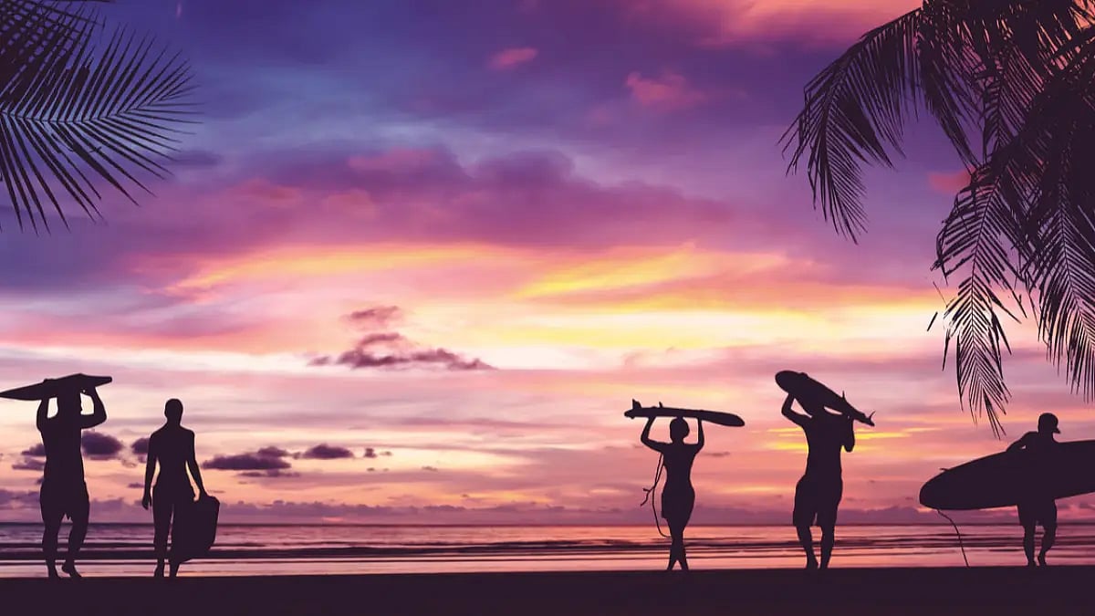 A good break will draw surfers to out-of-the-way locations