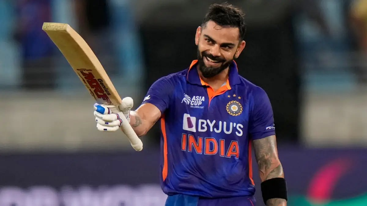 Virat Kohli became the 19th batter overall to score international hundreds in all three formats.