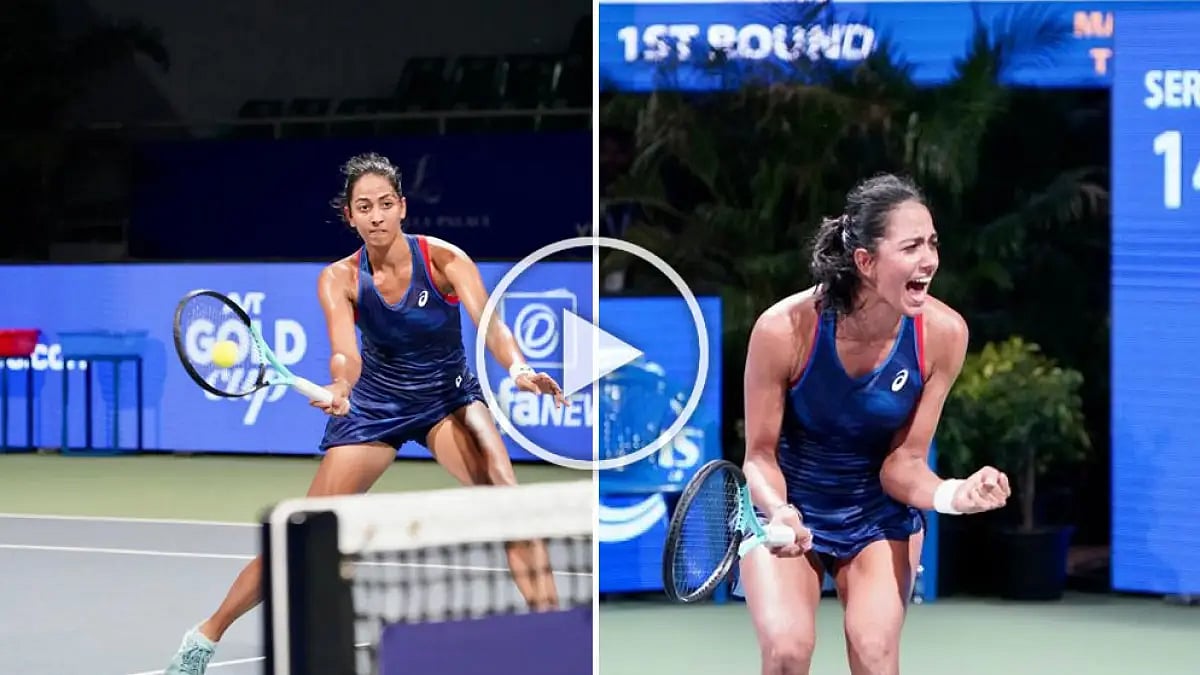 This was Karman Kaur Thandi's first singles WTA main draw win.