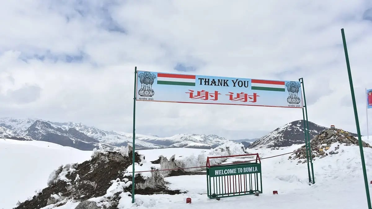 Bum La Pass In Arunachal Pradesh-China border