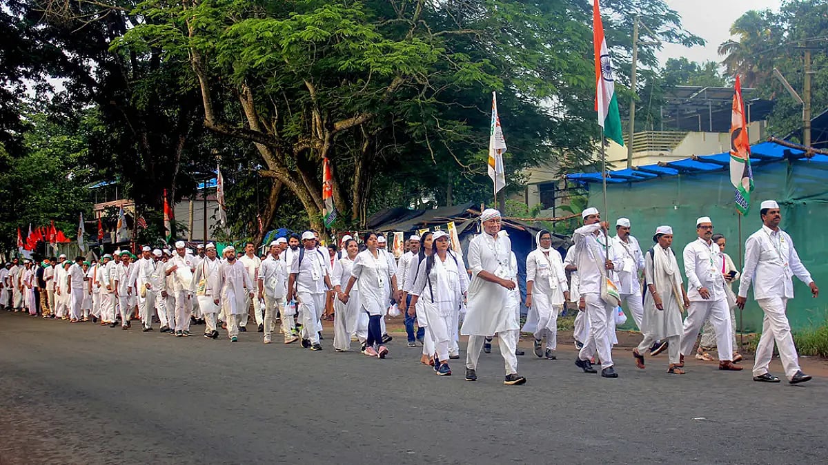 Bharat Jodo Yatra in Thiruvananthapuram 