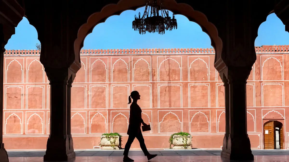 The City Palace Museum in Jaipur. 