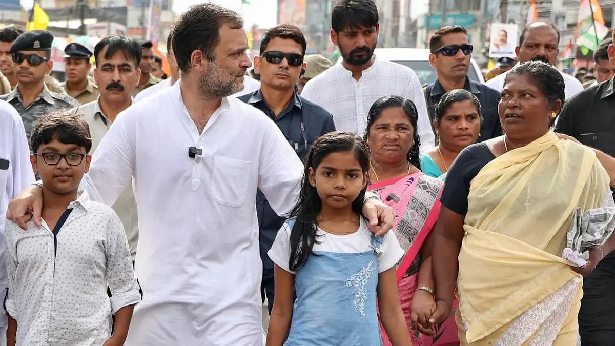 Congress leader Rahul Gandhi at Bharat Jodo Yatra