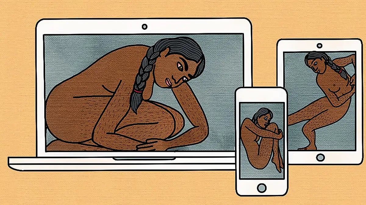 Claustrophobic: Artwork by Kaviya Ilango