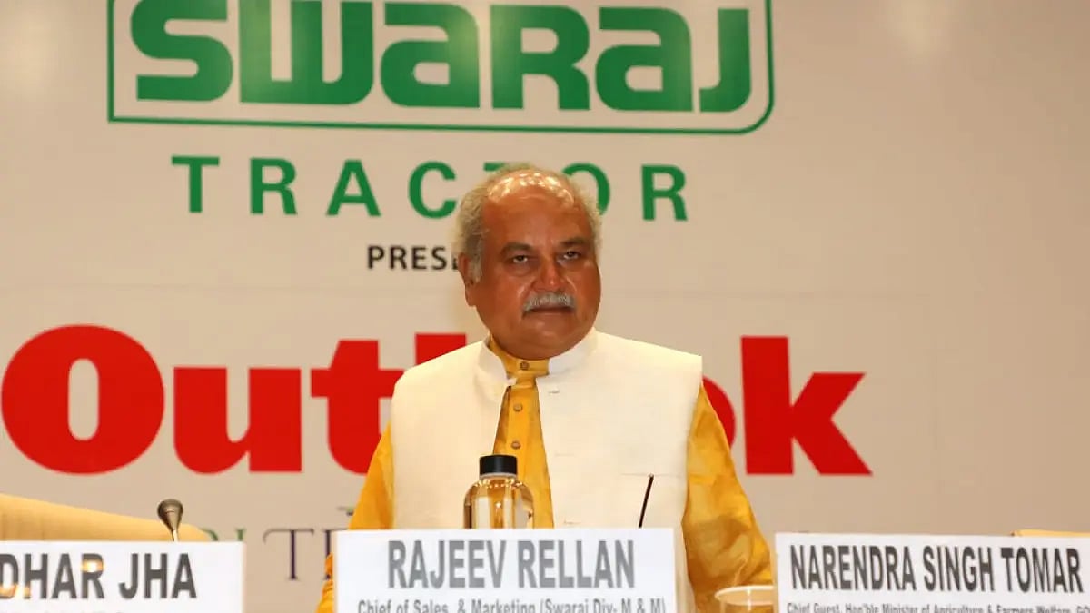Narendra Singh Tomar at Outlook Agritech Summit 2022.