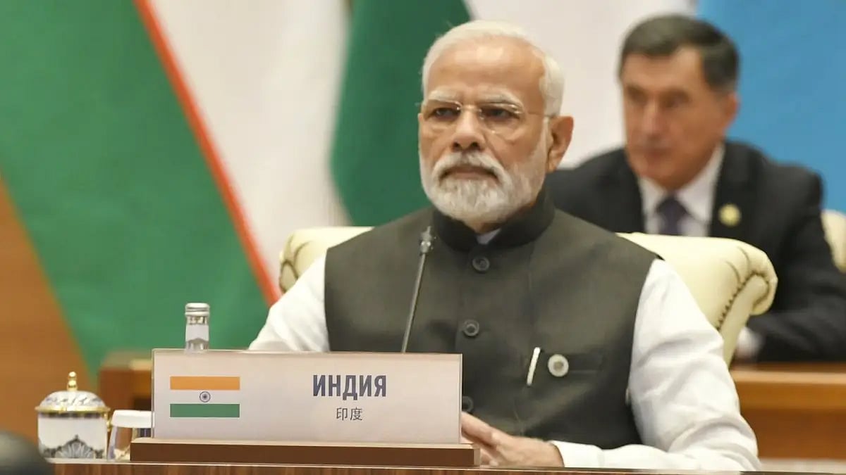 Prime Minister Narendra Modi at SCO Summit in Uzbekistans Samarkand 