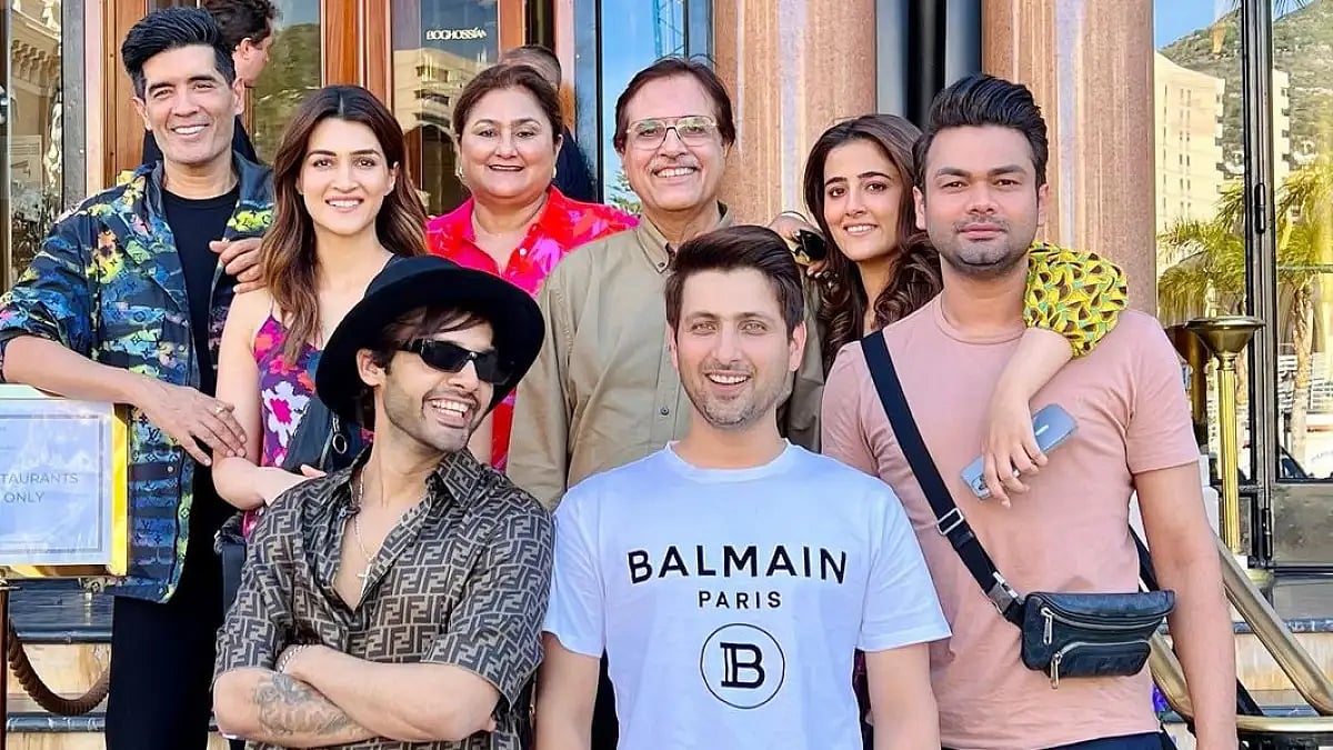 Kriti Sanon on a family vacation in Europe along with her parents and sister Nupu