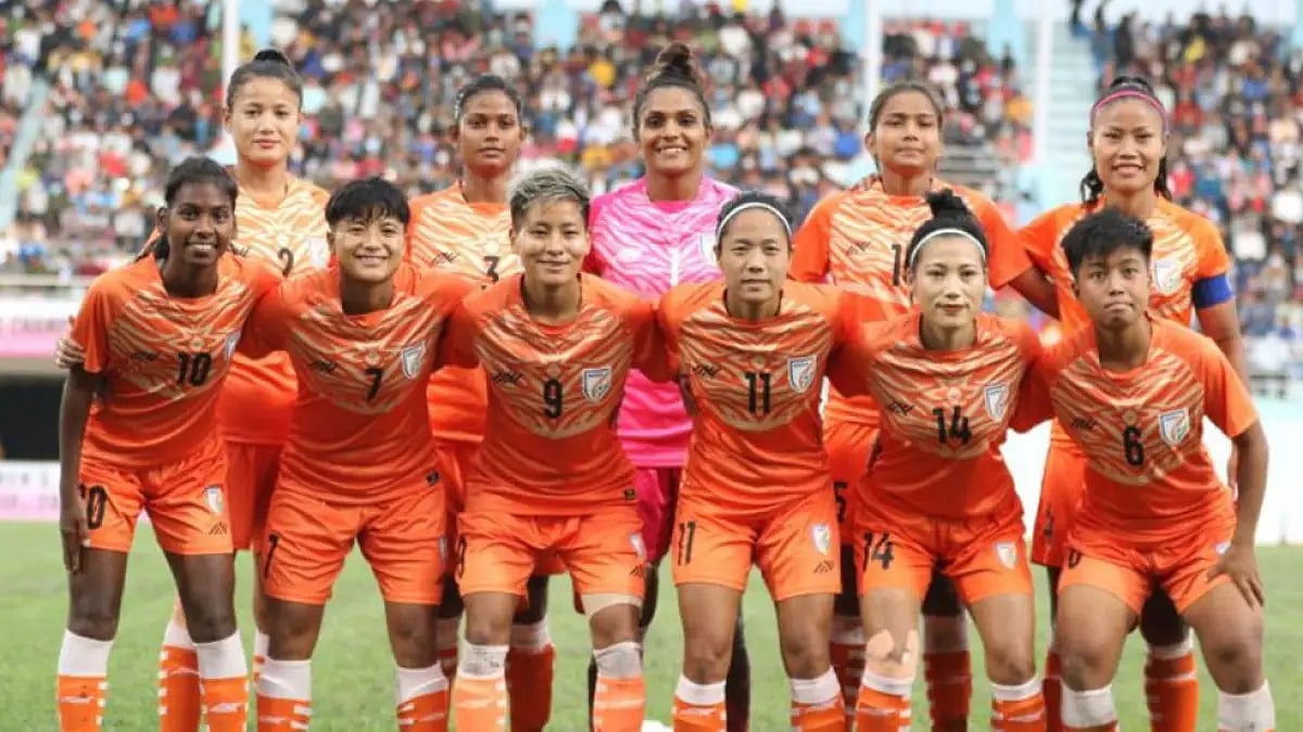 This is the first time the India women's football team has been knocked out in the semi-finals stage of the tournament.