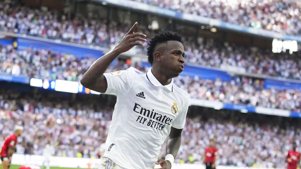 Real Madrid's Vinicius Junior has been amidst a racism row in the La Liga this season.