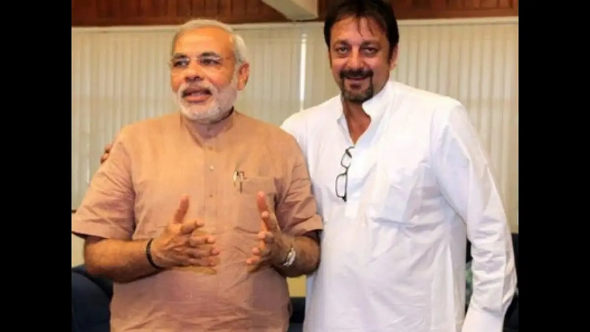 Sanjay Dutt and Narendra Modi