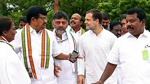 Congress leader Rahul Gandhi at Bharat Jodo Yatra