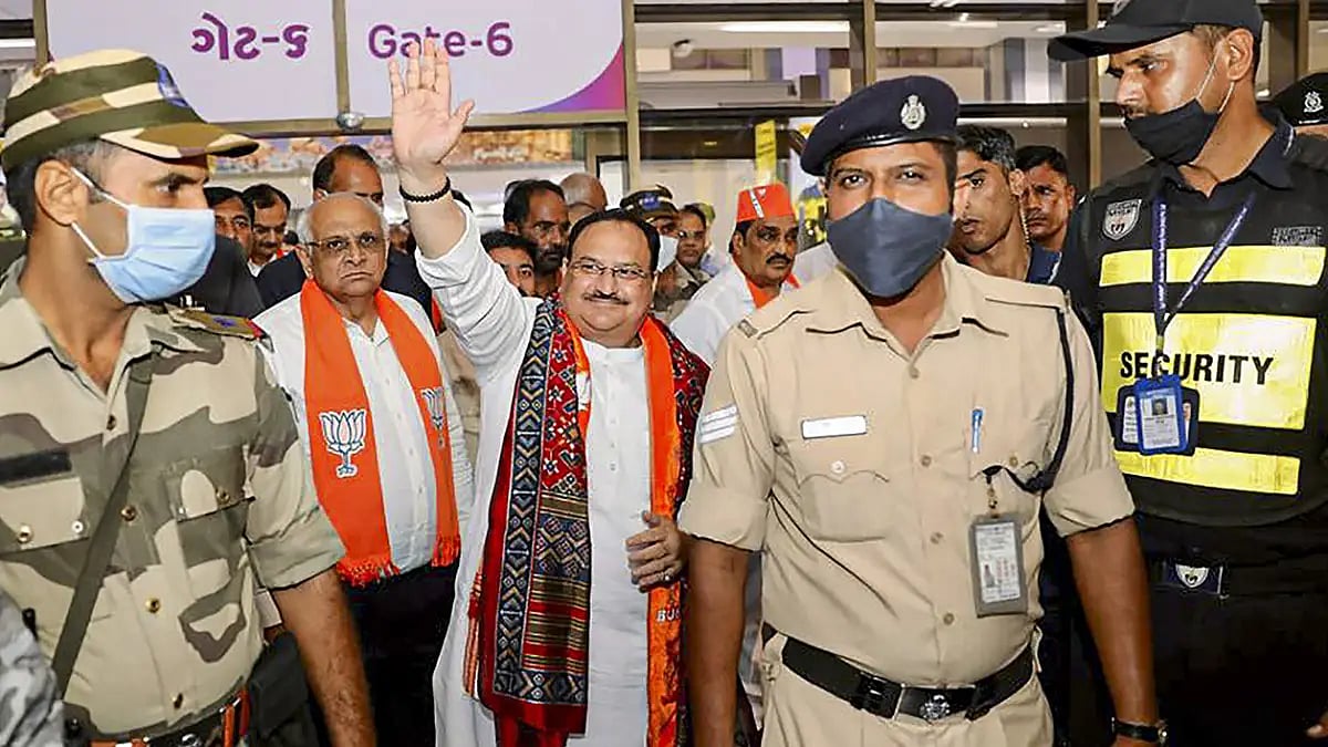 JP Nadda in Ahmedabad 