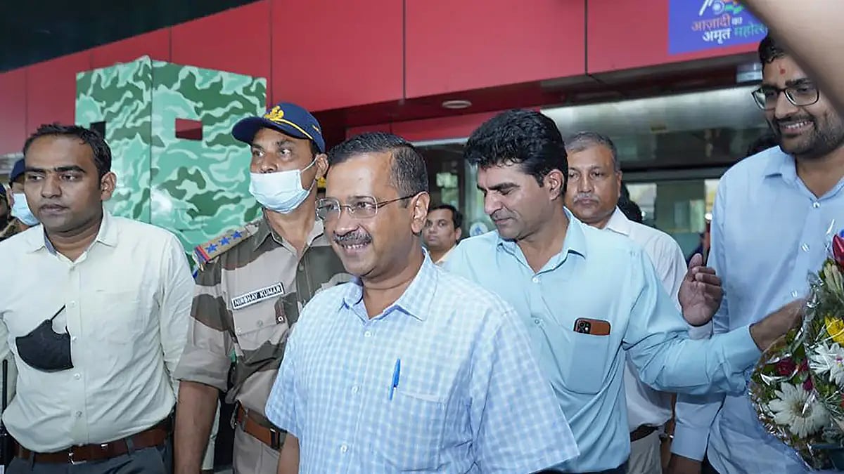 Kejriwal in Vadodara