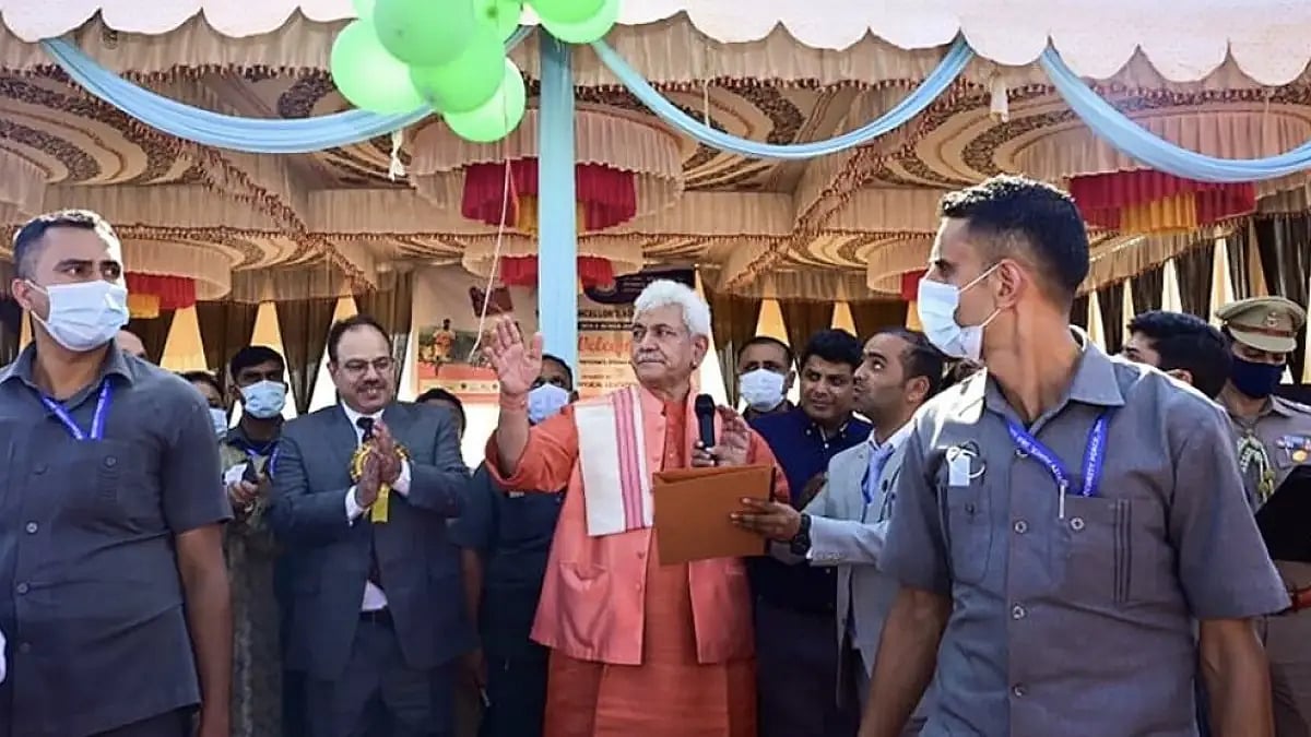 Manoj Sinha At The Inauguration 
