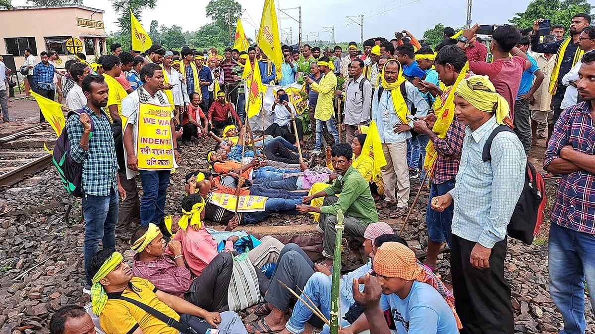 Kurmi community protest in WB