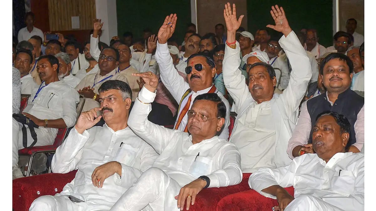 Jharkhand Congress meeting in Ranchi 