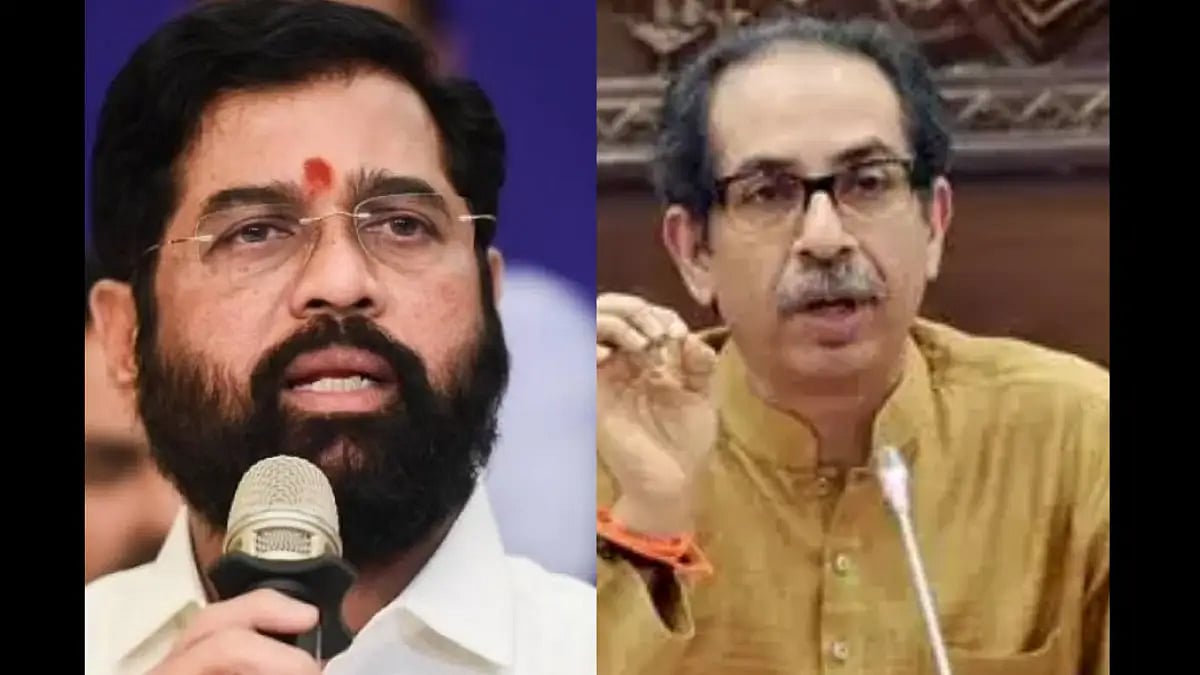 Maharashtra CM Eknath Shinde and Shiv Sena president Uddhav Thackeray