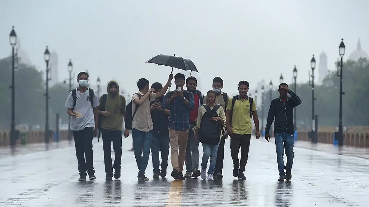 Rain in New Delhi 