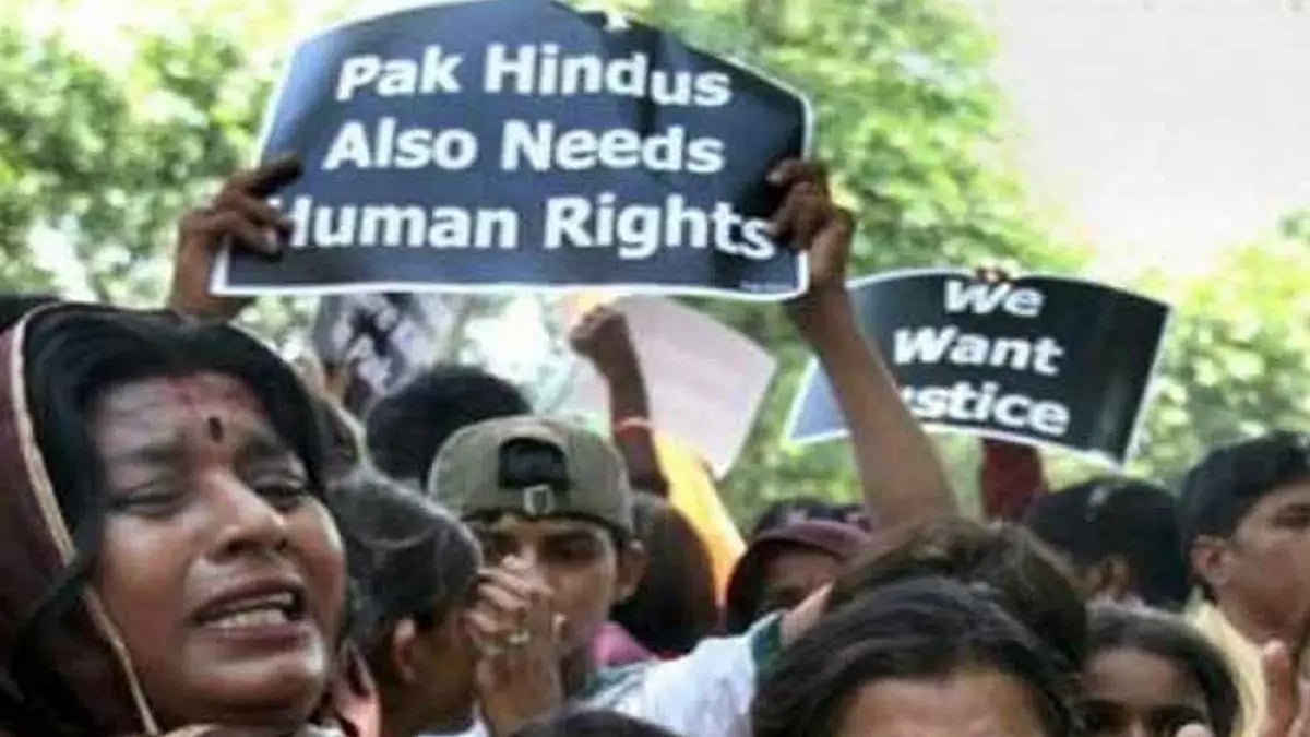 A protest for Hindus' rights 