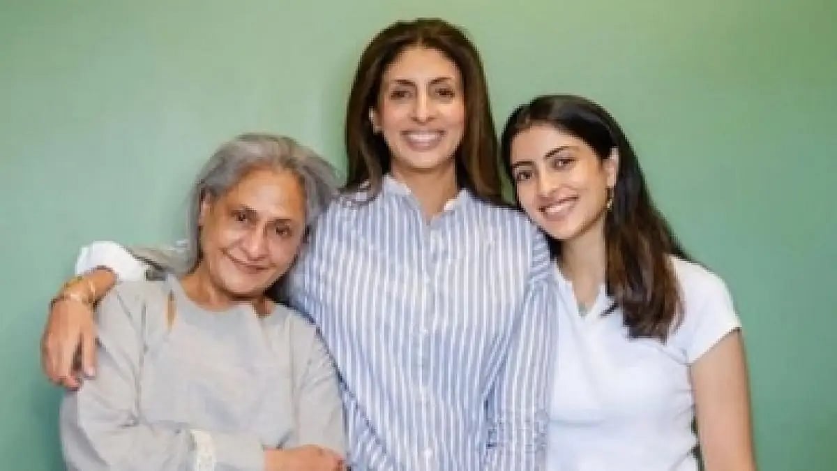 Navya Naveli Nanda, Shweta Bachchan Nanda, Jaya Bachchan