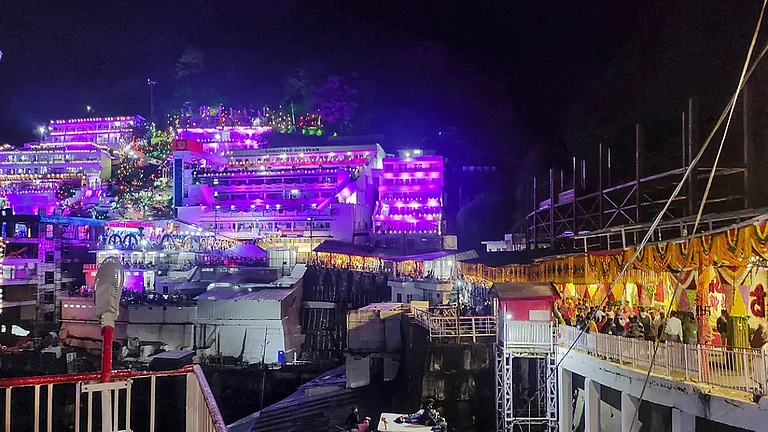 Protest In Katra Against Proposed Vaishno Devi Ropeway Project - File Photo