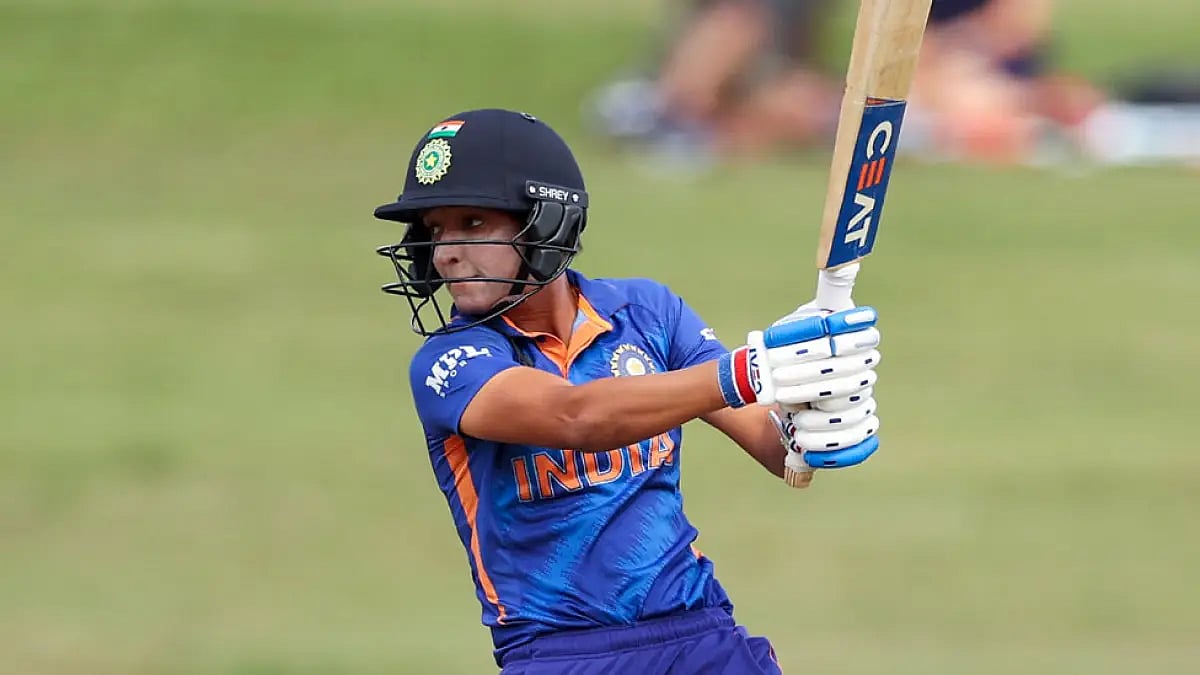 Harmanpreet Kaur hit 143 not out off 111 balls in the second match in Canterbury.