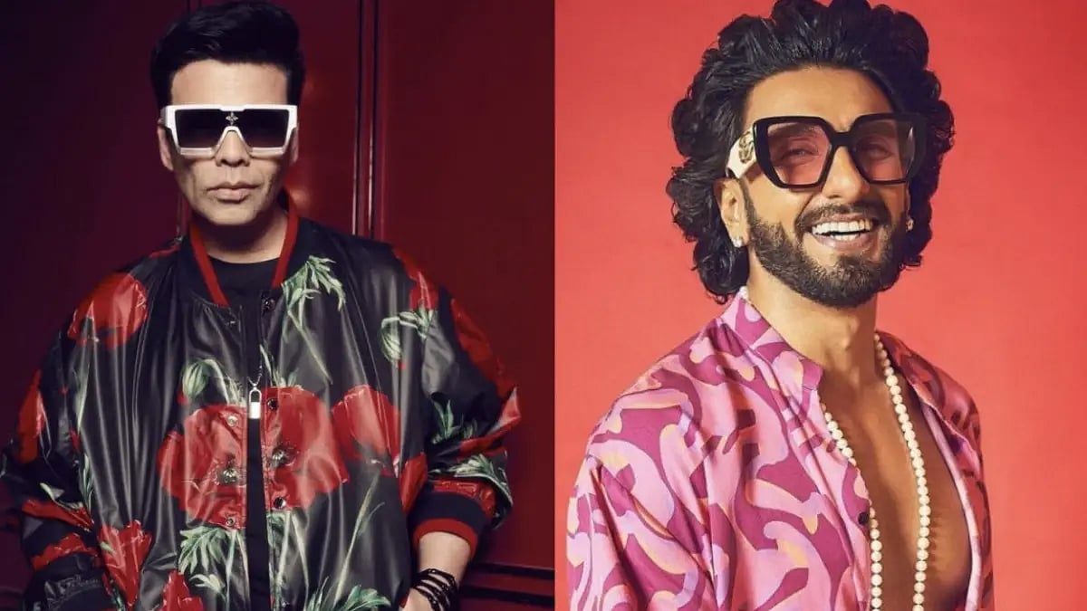 Karan Johar and Ranveer Singh