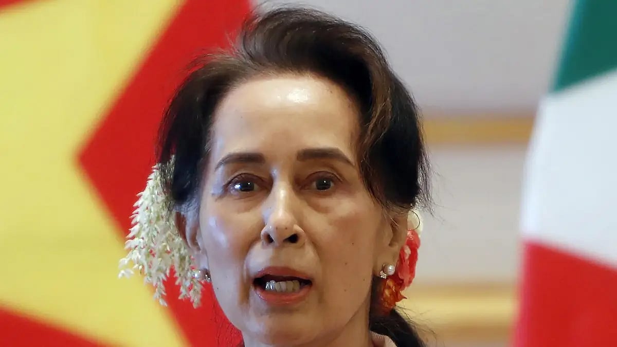Myanmars former leader Aung Saan Suu Kyi