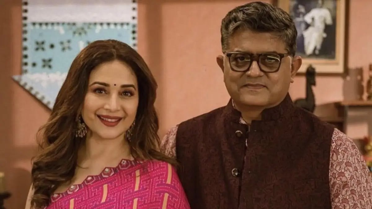 Gajraj Rao and Madhuri Dixit