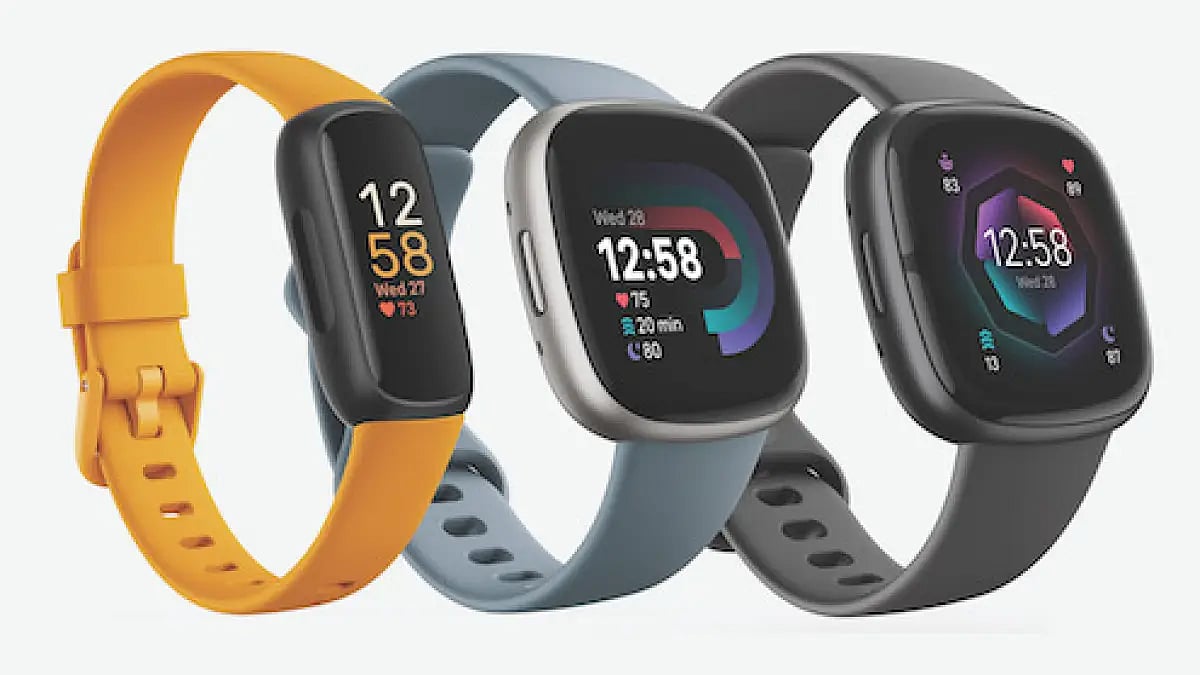 Fitbit Inspire 3 Fitness Tracker, Versa 4 Smartwatch, Sense 2 Smartwatch