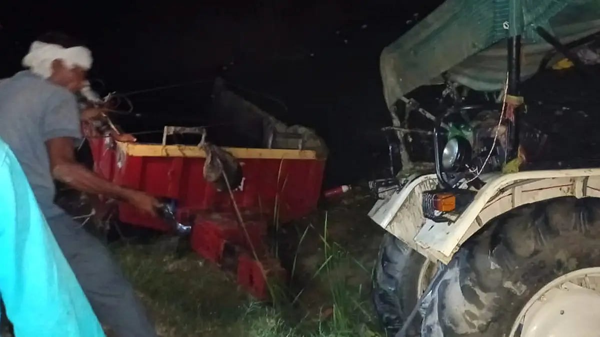 A tractor-trolley overturned in a village in UP's Kanpur, killing at least 26