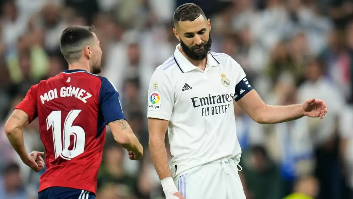 La Liga 2022-23: Karim Benzema Misses Penalty As Real Madrid Draw 1-1 Against 10-Man Osasuna